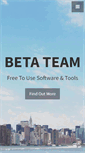 Mobile Screenshot of beta-team.com